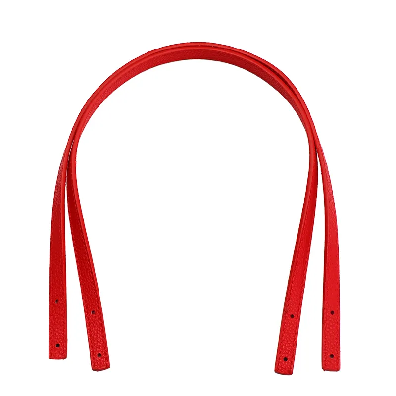 2 stücke Abnehmbare PU Leder Gürtel Litschi Muster Handtasche Band Schulter Gurt Geschenk Box Griff DIY Tasche Zubehör_voghion.com