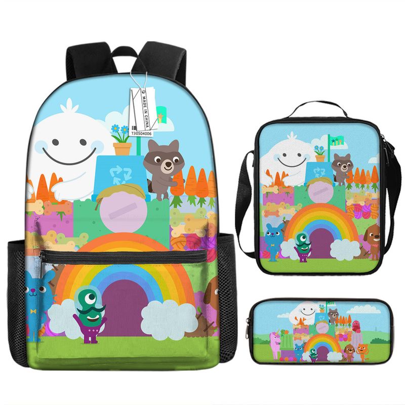 Saige Kinder Schulrucksack 3-tlg. Set Mini Companion Bedruckt_voghion.com