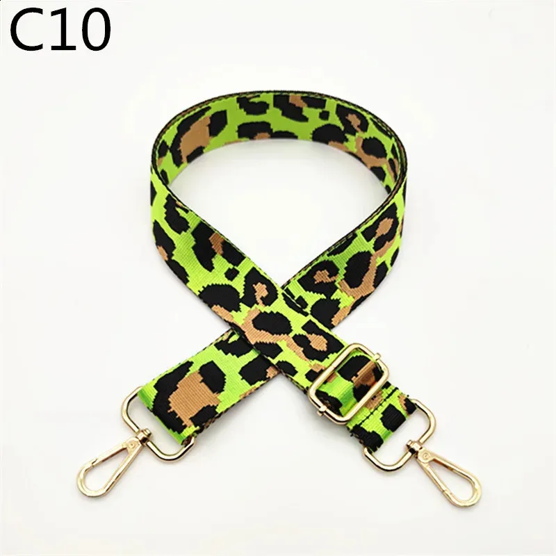 3.8cm Leopard Print Narrow Shoulder Strap Adjustable Womens Belts Replacement Bag Accessories 240805_voghion.com
