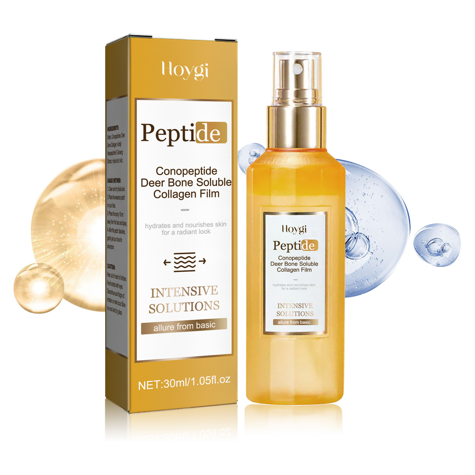 Hoygi Anti-âge pour estomper la peau terne, éclaircir, hydrater, hydrater et anti-âge essence de soin de la peau_voghion.com