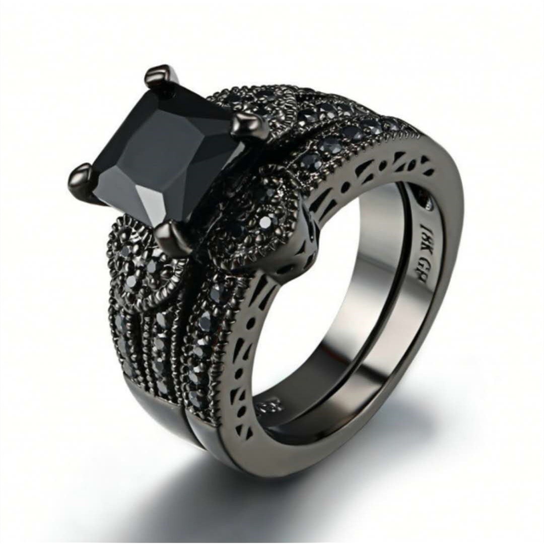 New Couple Zircon Women, Simple And Fashionable Diamond-Studded Personality Rings For Men, Jewelry