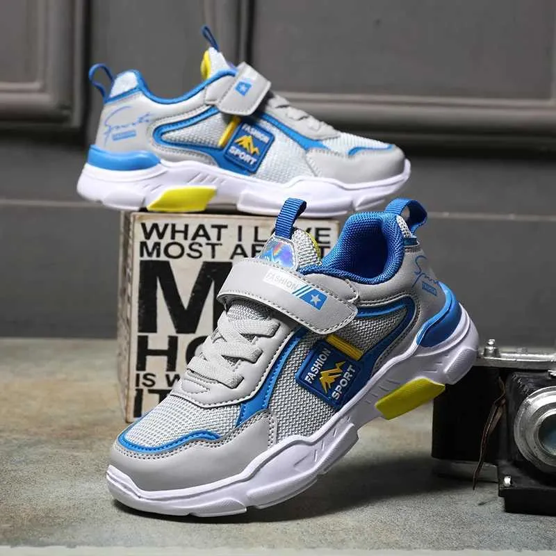 Scarpe sportive per bambini all'aperto, traspiranti, casual, antiscivolo, per bambini, alla moda, H241019_voghion.com