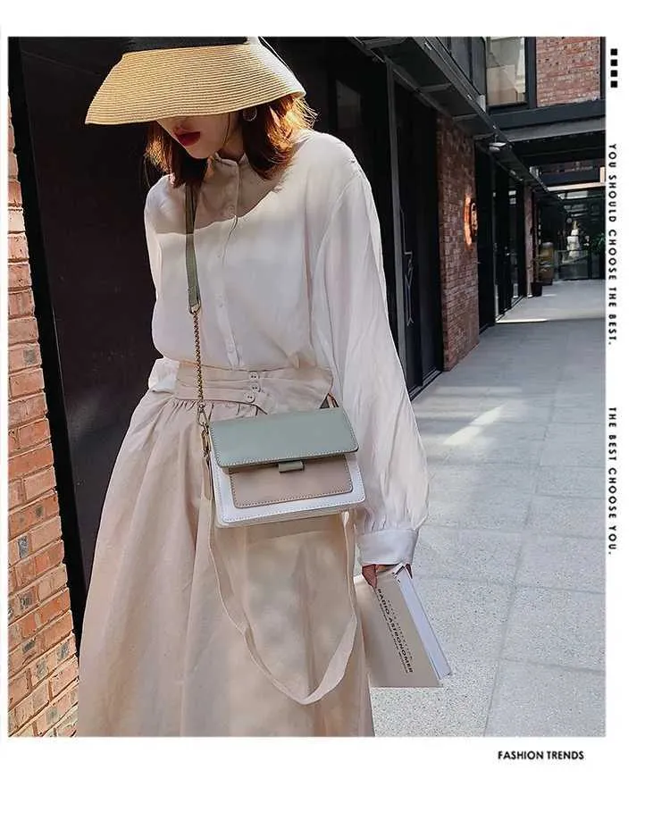 Mini Leder Umhängetaschen für Frauen 2022 Kette Schulter einfache Dame Reise lange Gürtel Geldbörsen und Handtaschen Cross Body_voghion.com