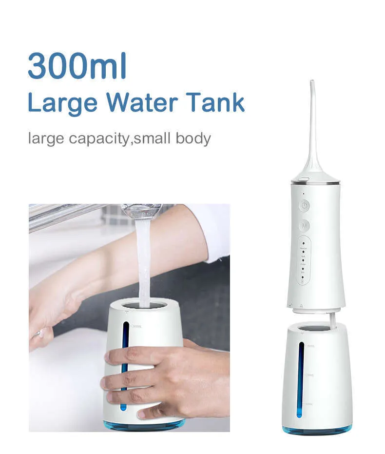 Travel Water Flosser - 4-Mode Portable Design_voghion.com
