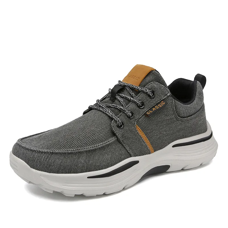 Loafers 2022 Spring New Comfortable Senakers for Men Business Casual Canvas Shoes Lightweight Plus Size_voghion.com