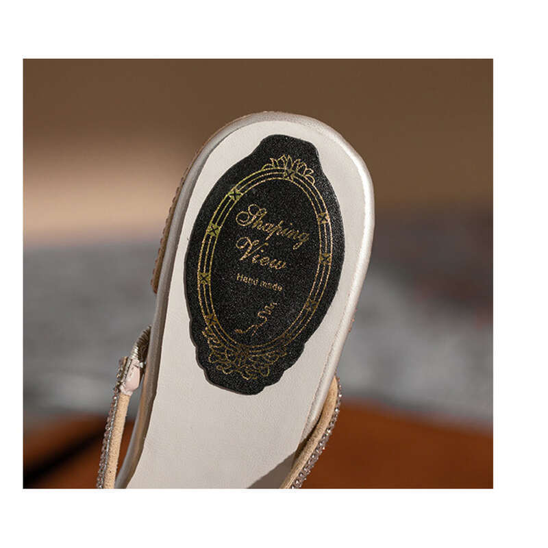 klassische Strass-Sandalen, schwarze Schleife im Feenstil, römisches Band, ausgehöhlte Prinzessinnen-Damenschuhe_voghion.com