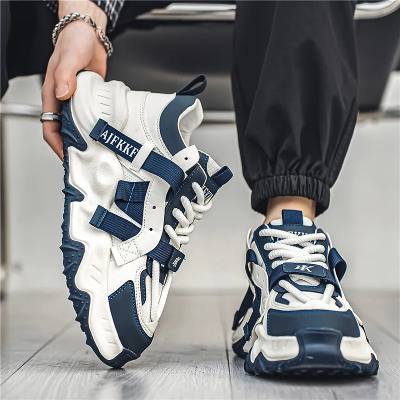 2024 new free shipping designer suitable for men's thick soled mesh breathable casual sports shoes outdoor sneakers_voghion.com