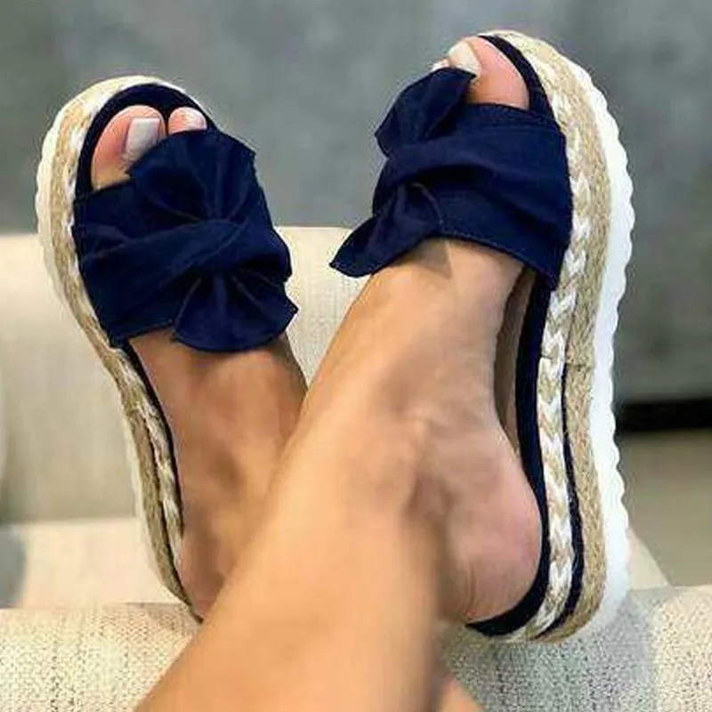 Pantofole donna leggere e traspiranti con fiocco a farfalla_voghion.com
