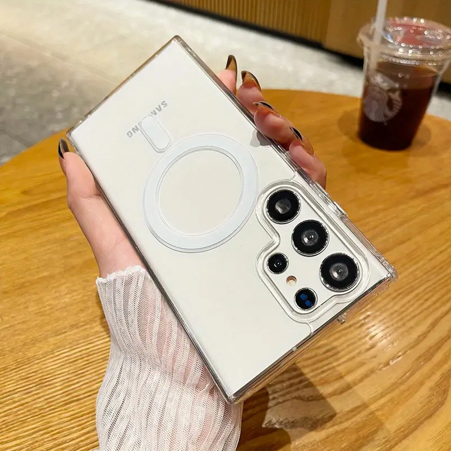 For Samsung Galaxy S25 Ultra S24 S23 S22 Fe Case Shockproof Mag.safe Cover Screen_voghion.com