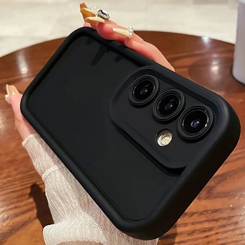 Flüssiges Silikon-Mattgehäuse für Samsung Galaxy A55 A35 A15 A25 A54 A34 A14 A24 A53 A33 A51 A52 A32 Stoßfeste Stoßstange_voghion.com
