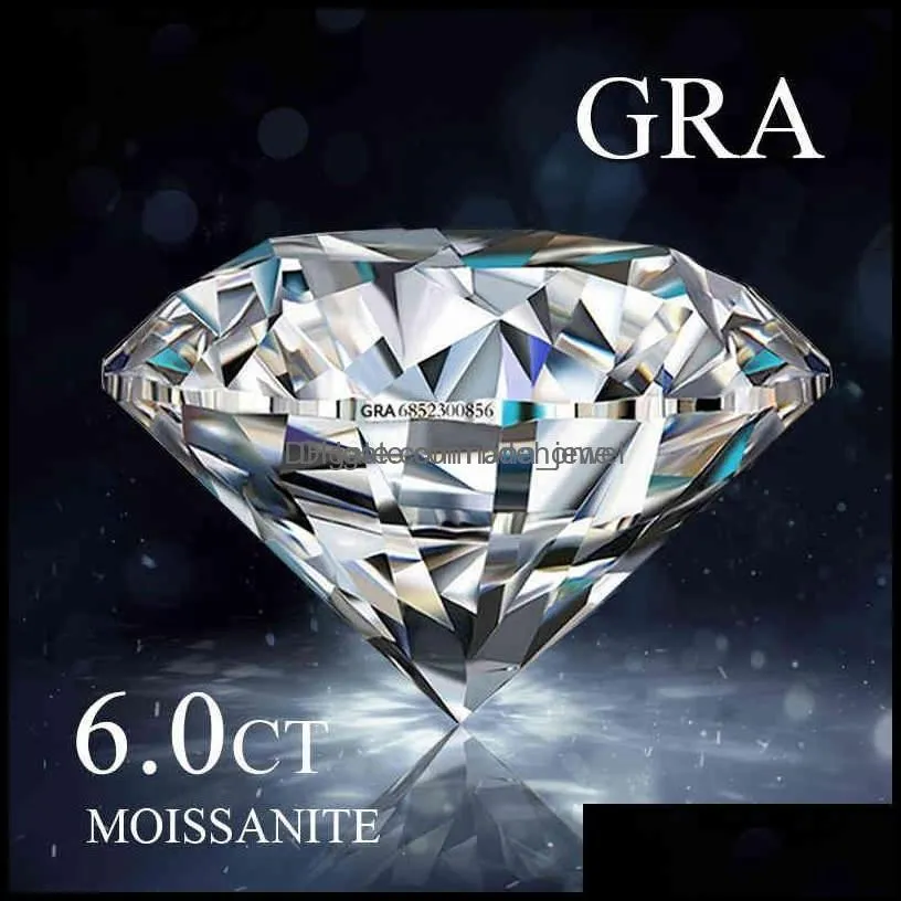 Loose Diamonds Nakit Promocija Moissanite Stone Tovarniška Cena D Barva Vvs1 3Ex Bela Round Cut Lab Grown Diamond Gra_voghion.com