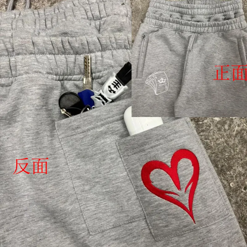 Y2k Retro Jogging Sweatpants With Poker Embroidery For Men And Unisex_voghion.com