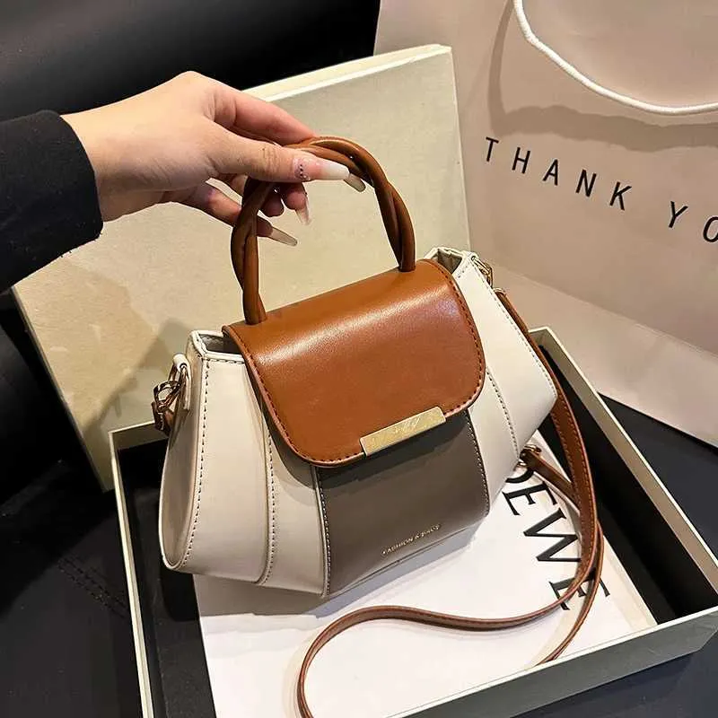 High Quality Soft Leather Handbag Women Purses Female Designer Patchwork Ladies Shoulder Crossbody Bag Sac A Main_voghion.com