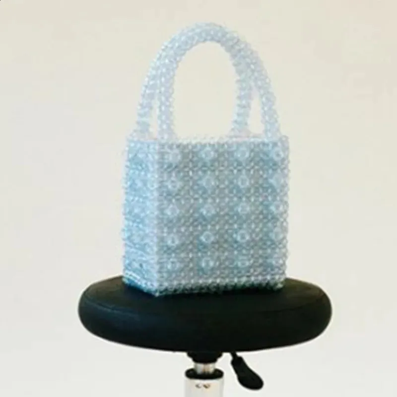 Mode Perle Acryl Vintage Handgewebte Kupplungen Perlen Abendtaschen kndpso Party Prom Hochzeit Handtasche Geldbörsen 240907_voghion.com