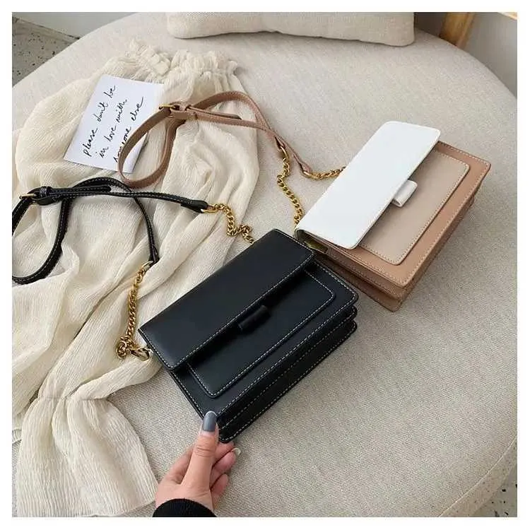 Mini Leder Umhängetaschen für Frauen 2022 Kette Schulter einfache Dame Reise lange Gürtel Geldbörsen und Handtaschen Cross Body_voghion.com