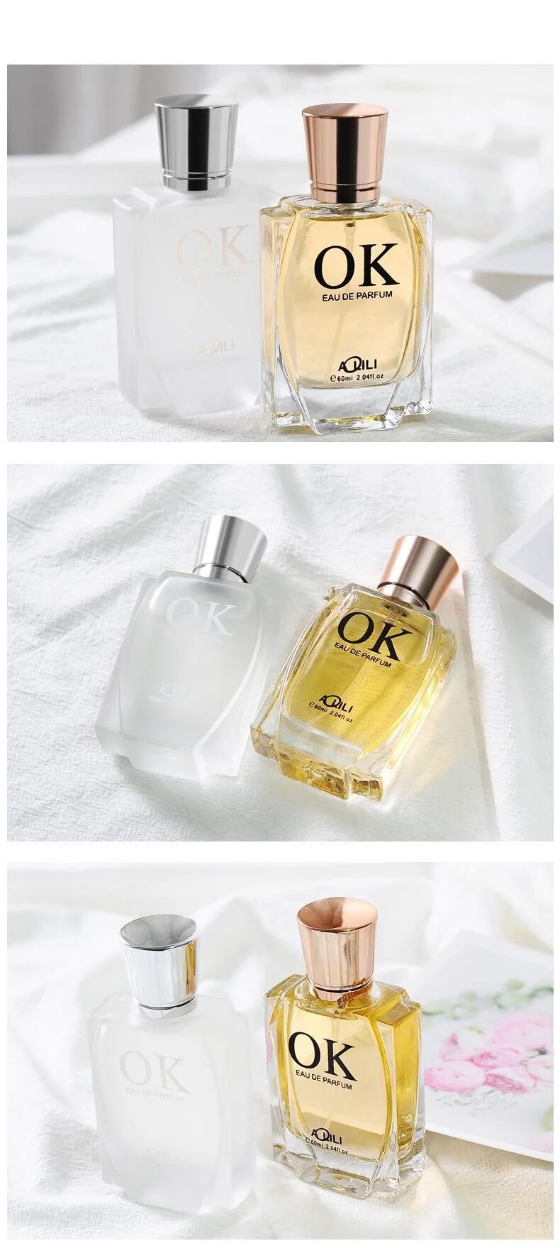 Nuovo profumo 2024 Baimeng OK Gulong Profumo per uomo e donna Unisex Attrazione Profumo duraturo 60ML_voghion.com