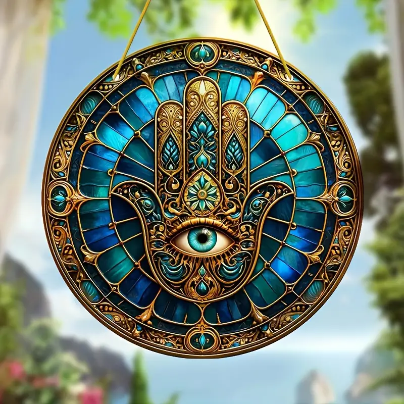 Acchiappasole amuleto della stregoneria - Arte mistica in acrilico da 20 cm. Decorazione incantevole per la casa o il giardino, perfetta per gli spazi fantasy._voghion.com