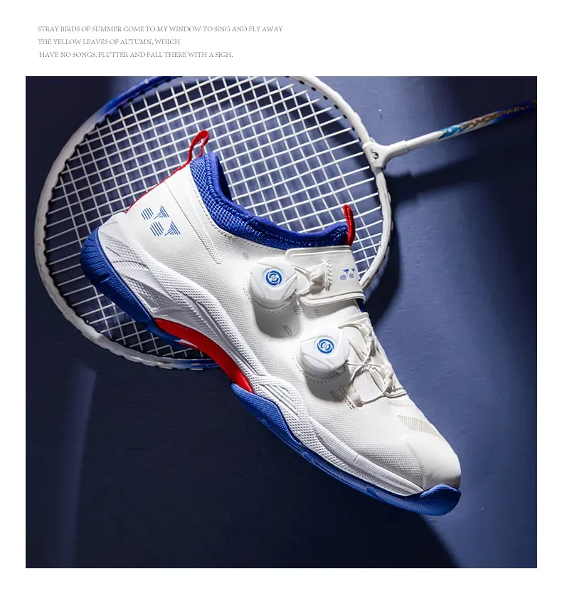 Badmintonschoenen heren nieuwe dames professionele antislip slijtvaste ademende roterende knoppen_voghion.com