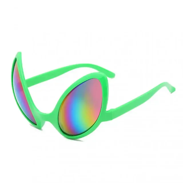New Arrivals 2024 Alien Funny Glasses Rainbow Lenses Sunglasses Halloween Props Favors Accessories Adults Kid Party Holiday_voghion.com