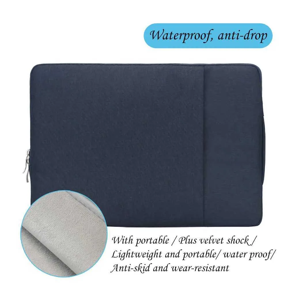 Laptop Sleeve 13.3 13.5 14 15.6 16with Handle Pocket Briefcase Waterproof HandBag Case for HP 11.6 12.5 FundaC24111_voghion.com