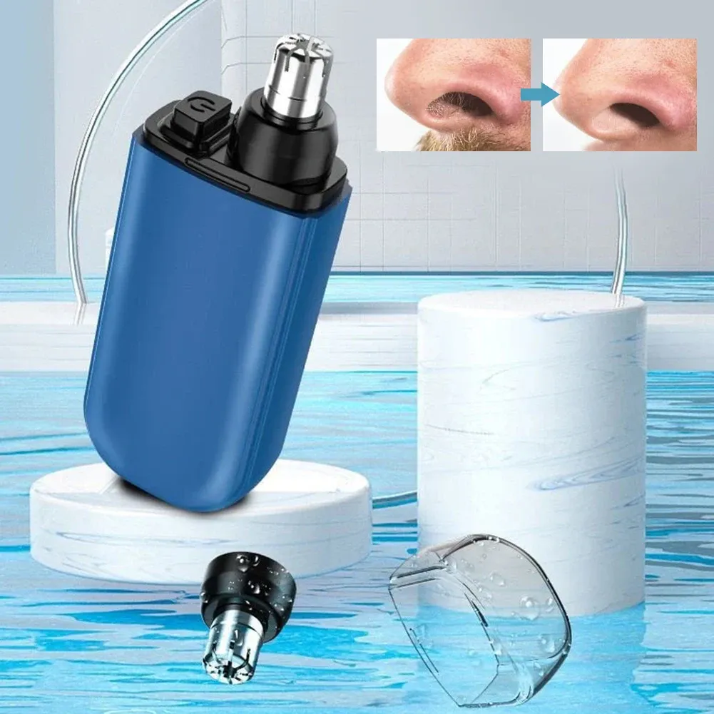 2025 Professional Nose Trimmer - Dual Blades, USB-C Fast Charging, Unisex_voghion.com