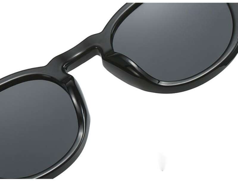 New Polarized Men's Sunglasses, Trendy British Round Frame Sunglasses_voghion.com