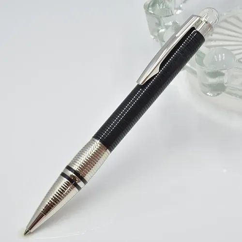 Luksus Monte sort harpiks og krystalstjerne top rollerball pen kuglepen kontor skole skrive fyldepenne med serienummer_voghion.com