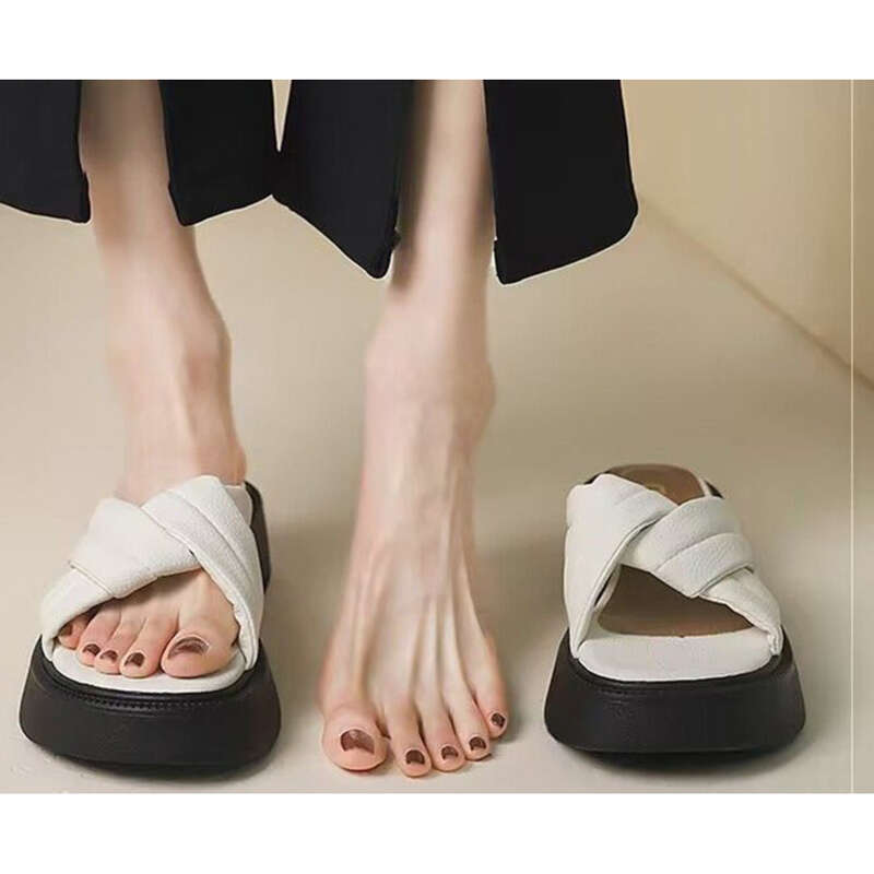 2025 New Thick Bottom Beach Slippers Fashion Women's Fairy Sandals_voghion.com