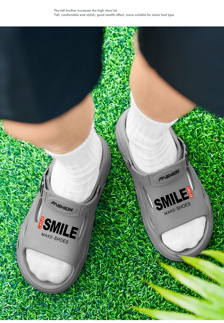Outdoor Beach Slippers One-word Light Slippers Two Shoes_voghion.com