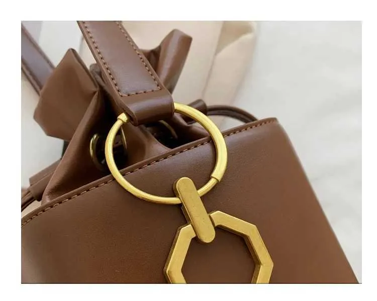 Vintage Mini Crossbody Bag For Women Solid Colour Fashion Handbag_voghion.com