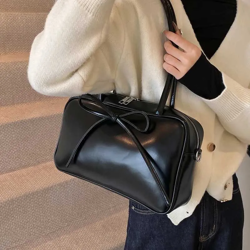 Women's Leather Shoulder Bag Large Capacity Casual Handbag_voghion.com