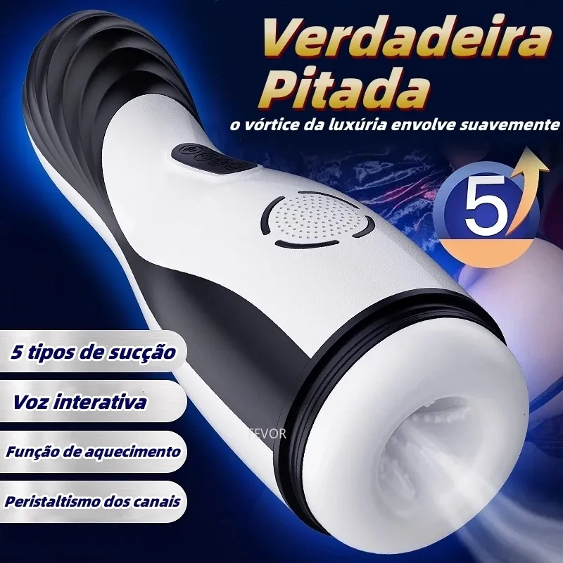 Masturbators Male Automatic Blowjob Cup Powerful Sucking l Mouth Intelligent Heated Masturbator Adult_voghion.com