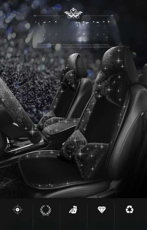 încrustat Black Diamond Goddess o singură bucată Cool Net Red Four Seasons Perna de scaun General Motors_voghion.com