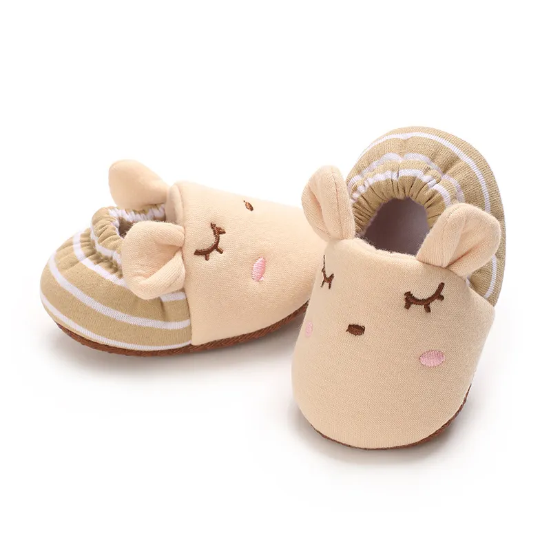 Infant Cartoon Tiere Muster Neugeborenen Socken Littlesprouts Wenig Kleinkind Nicht-slip Krippe Erste Wanderer Winter Baby_voghion.com
