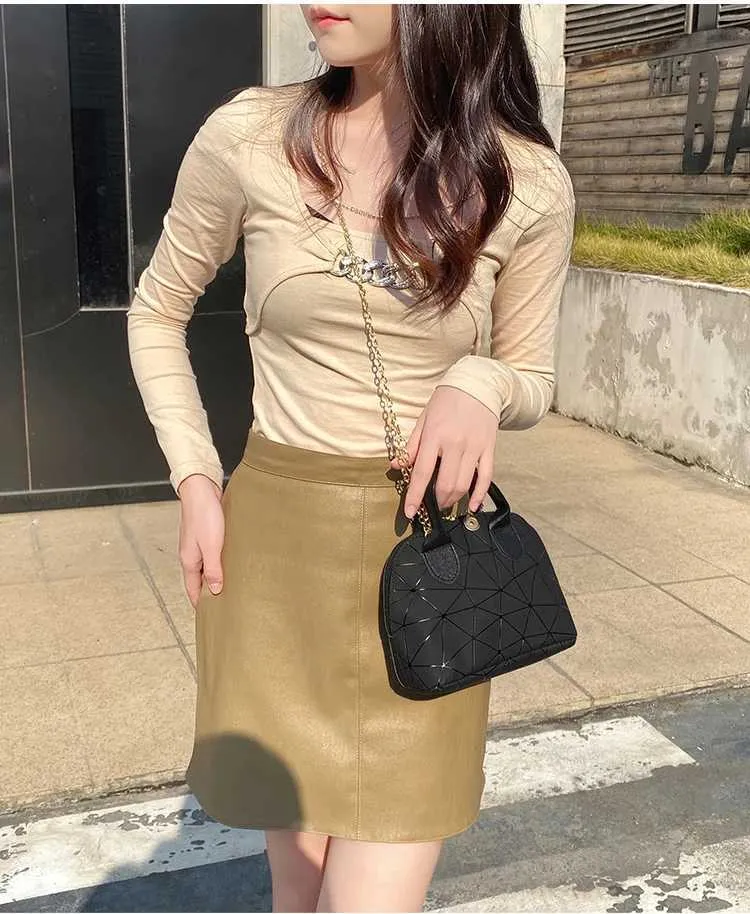 Fashion Women Shoulder Designer Shell Ladies Hand Bag Large Capacity Crossbody Bags Vintage PU Leather Totes_voghion.com