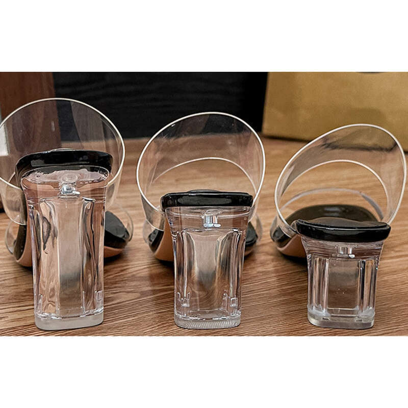 Sandali estivi da donna trasparenti in stile fiabesco, con suola spessa e tacco alto in cristallo_voghion.com