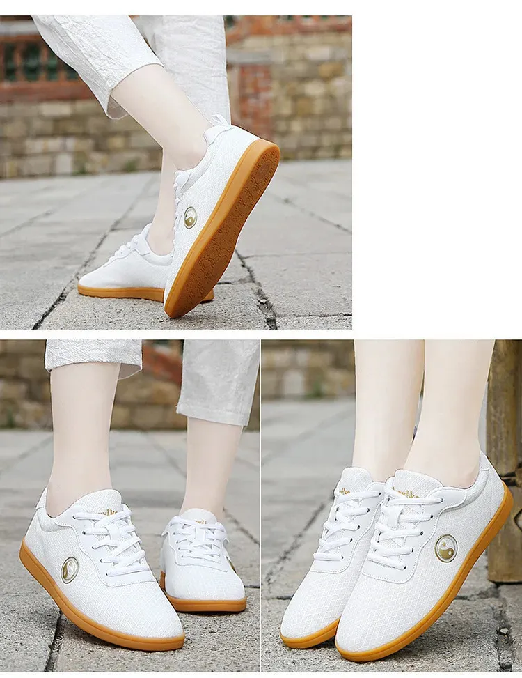 Chaussures d'arts martiaux unisexes pour adultes, exercices traditionnels chinois, Tai Chi, Kung Fu, performance en équipe, match, hommes et femmes_voghion.com