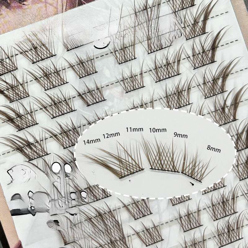 Cils, Dessin animé glamour, Faux cils, Style de boucles douces_voghion.com