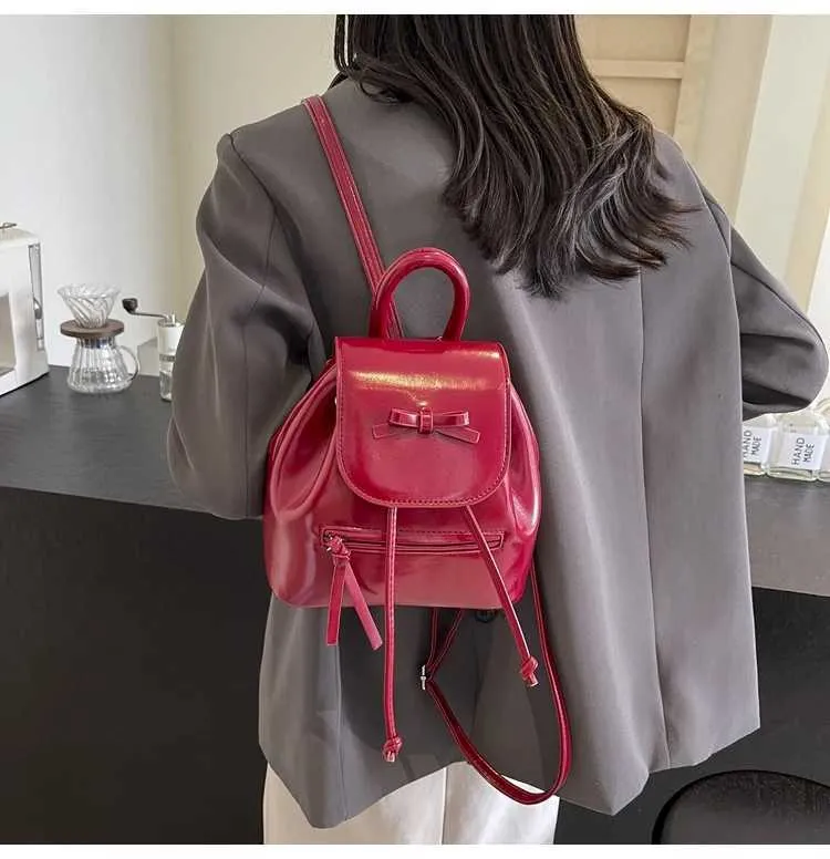 Mini Backpack And Shoulder Bag Set For Women Versatile Leather_voghion.com