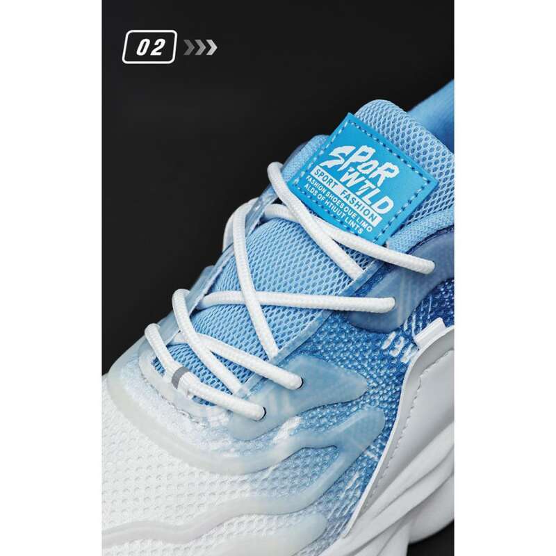 Scarpe sportive nere alla moda e versatili da uomo in mesh traspirante estivo con suola spessa, scarpe casual da corsa per papà_voghion.com