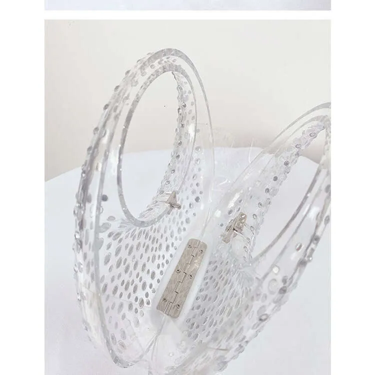 Sacs à main et portefeuilles pour femmes à la mode, soirée dansante en acrylique, sac de soirée, sac à main transparent décontracté_voghion.com