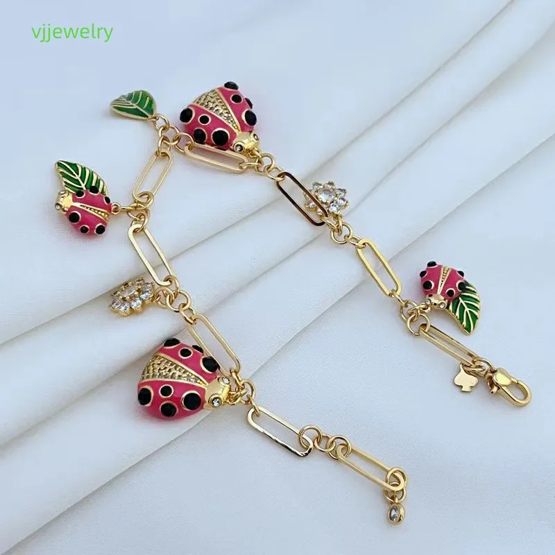 Charm-Armbänder mit Seestern-Anhänger, Meerestier, Kupfer, vergoldet, Hochzeitsarmband, Schmuck für den Geburtstag Ihres Liebhabers_voghion.com