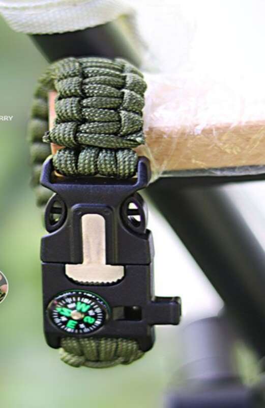 Wolf Warrior Umbrella Outdoor Bracelet, Survival Rope, Multi Purpose Mountaineering_voghion.com