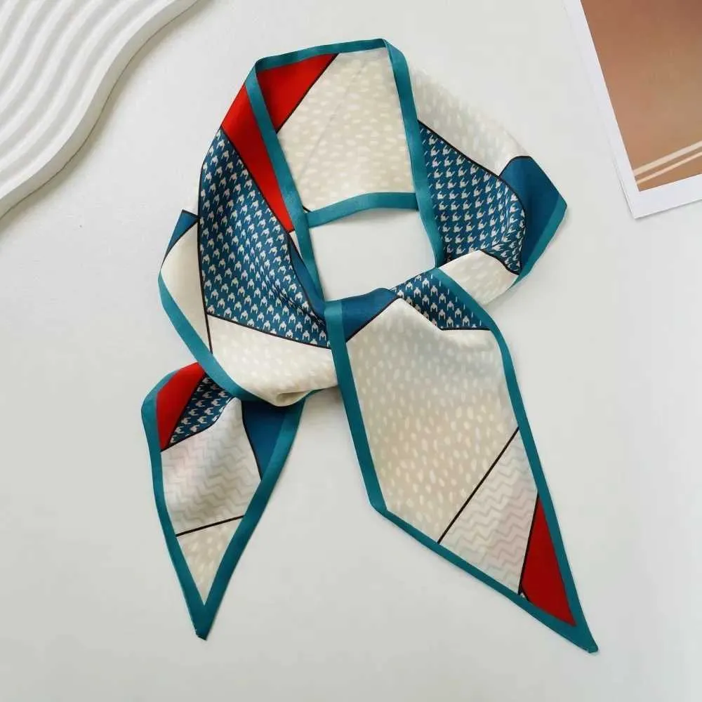 Damen Taschen Elegante RAL-Muster Frühling Sommer Seidenschals Quadratische Kopf- und Hals-Stirnbänder Halsbänder Y241121_voghion.com