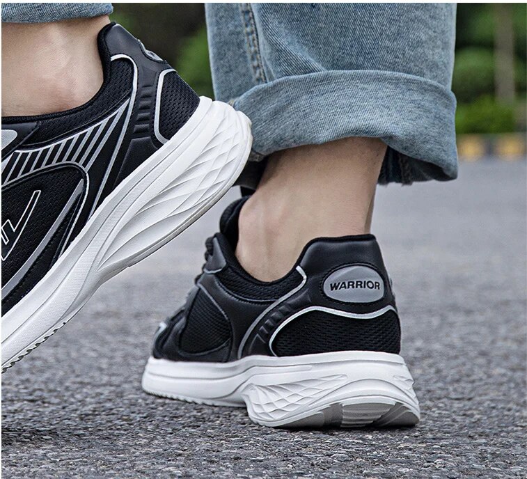 Dad's Instagram Spring and Autumn 2024 New Men's Mesh Black Sports Trendy _voghion.com