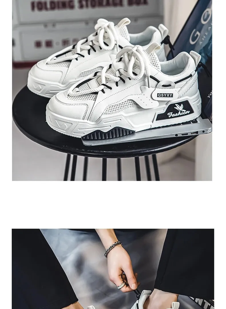 INS Løping Pustende Skateboarding Tunge og Komfortable Uformelle Tenis Mascuo Herre Sportssko 241007_voghion.com