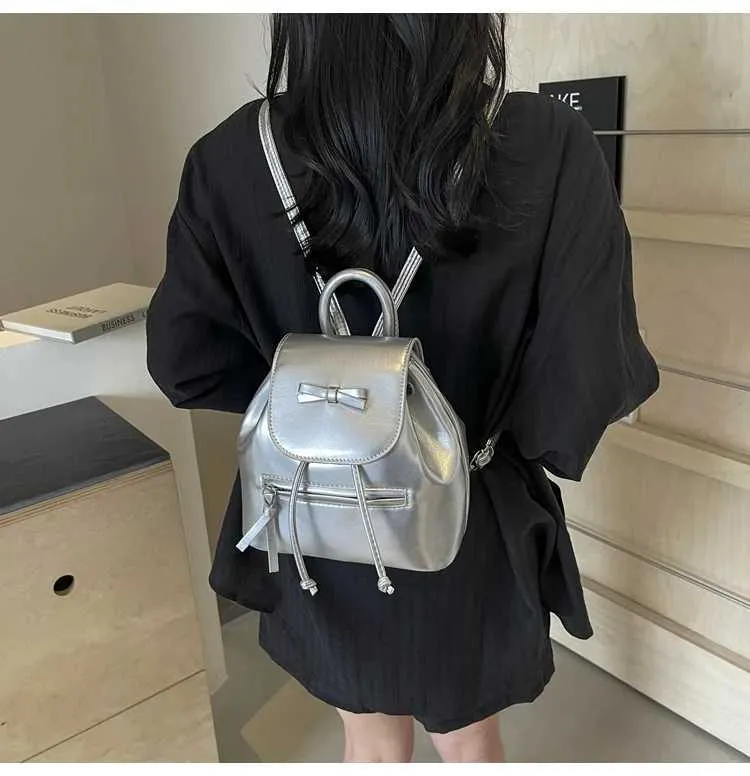 Mini Backpack And Shoulder Bag Set For Women Versatile Leather_voghion.com