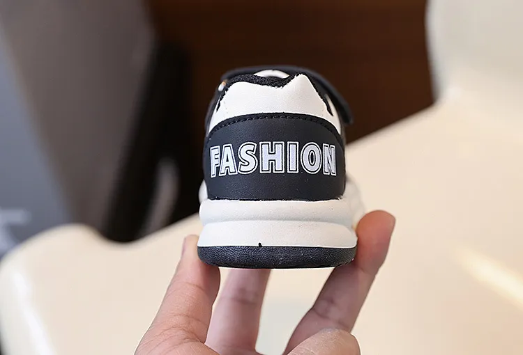 Toddler's Sneakers Fashion Design Baby Spring Autumn Kids Casual Sport Shoe Soft Non Slip Pu Leather Skateboard Shoes_desvips.com