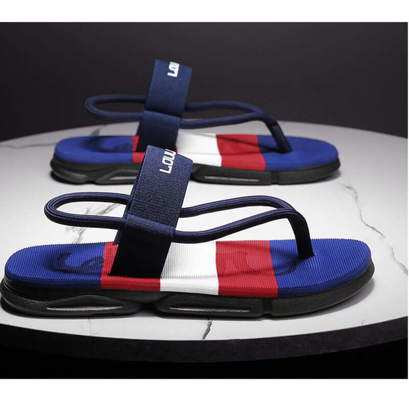 Sommersandalen Outdoor Casual Beach Schuhe Herren Dickbesohlte rutschfeste Hausschuhe_voghion.com