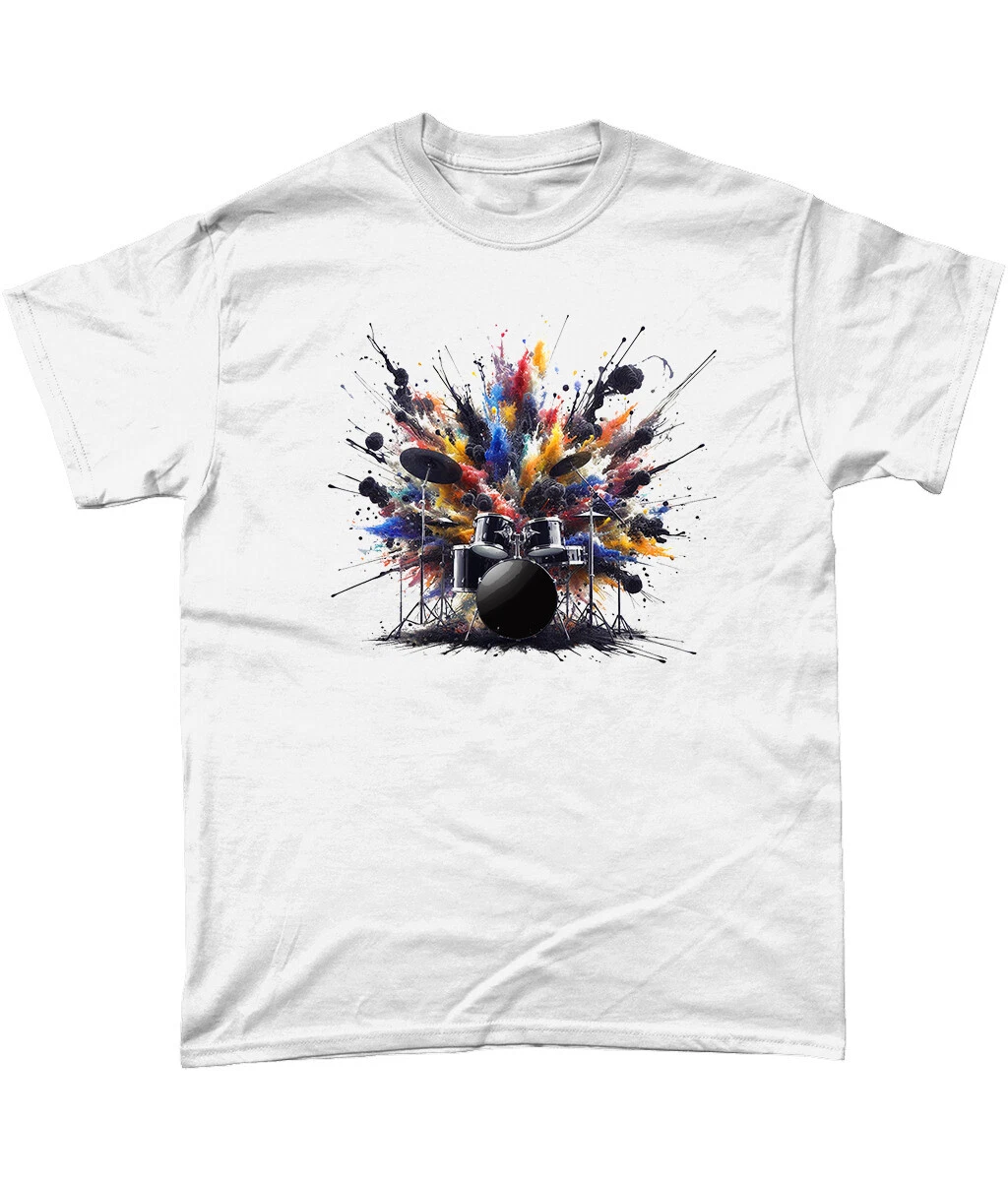 Exploding Drums T-shirt For Men And Women The Who Keith Moon_voghion.com